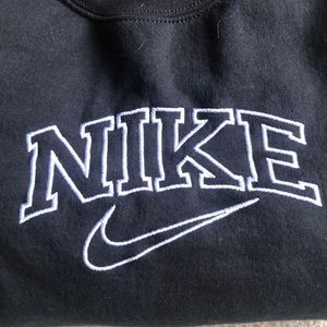 Oversized Nike sweatshirt black